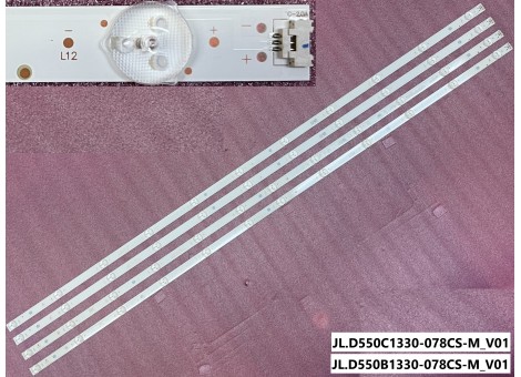 VESTEL 55U9500, 55U9530 Led bar, JL.D550C1330-078CS-M-V01, JL.D550B1330-078CS-M-V01 